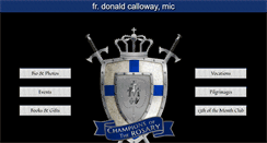 Desktop Screenshot of fathercalloway.com